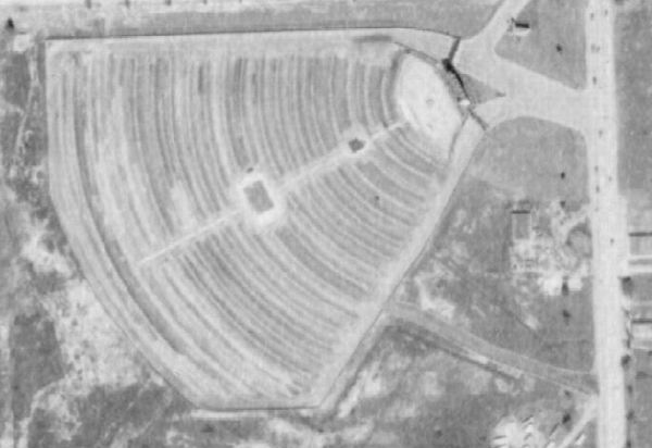 Town Drive-In Theatre - 1954 Aerial